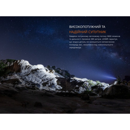 Фонарь ручной Fenix LD36RFC огненный камуфляж