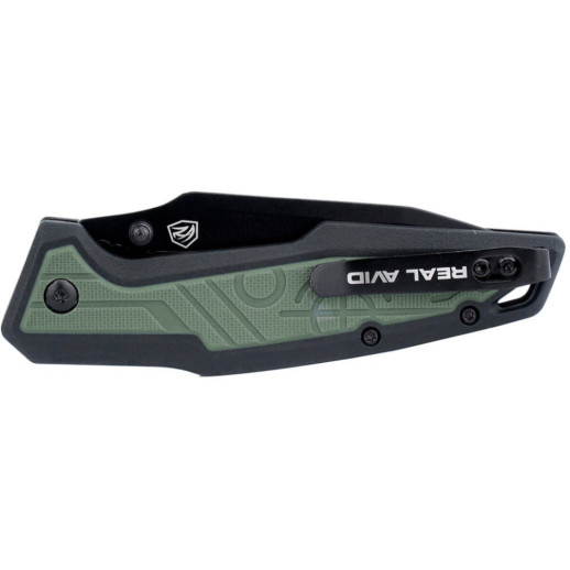 Нож Real Avid RAV-1, Black Oxide, Nylon black green