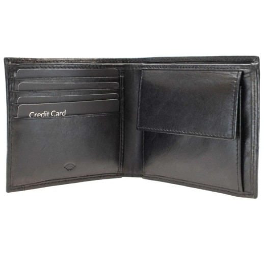 Портмоне мужское кожаное Semi Line RFID Black (P8267-0)