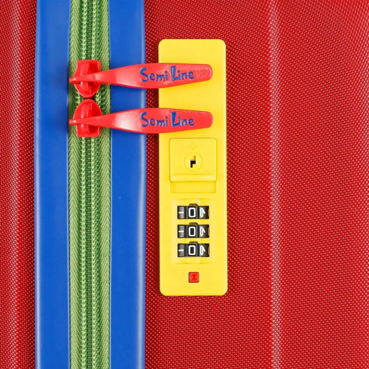 Чемодан Semi Line 20" (S) Red (T5802-1)