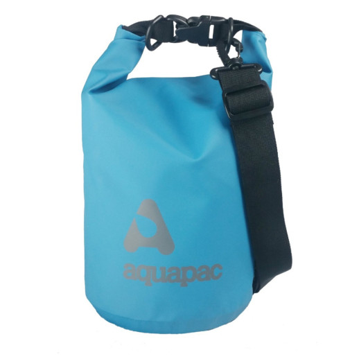 Гермомешок AQUAPAC с ремнем через плечо Trailproof Drybag - 7L (blue) w/strap синий