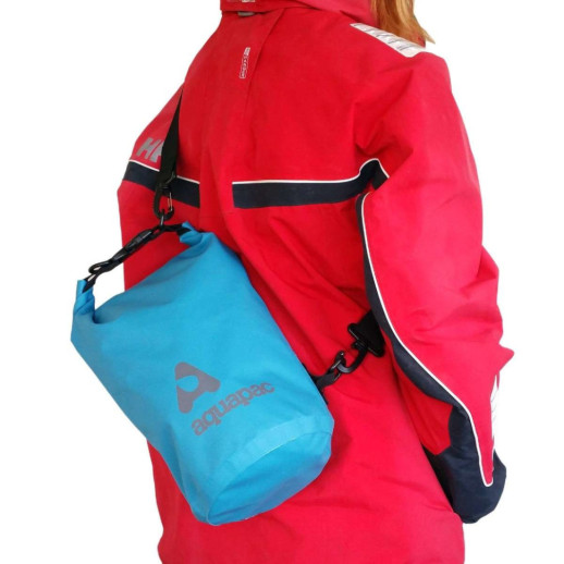 Гермомешок AQUAPAC с ремнем через плечо Trailproof Drybag - 7L (blue) w/strap синий
