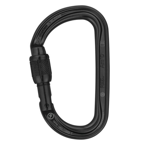 Карабин PETZL Am'D Screw-lock black (M34ASLN)
