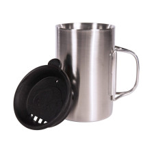Термокружка с крышкой Tatonka Thermo 350, Silver/Black (TAT 4081.000)