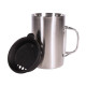 Термокружка с крышкой Tatonka Thermo 350, Silver/Black (TAT 4081.000)