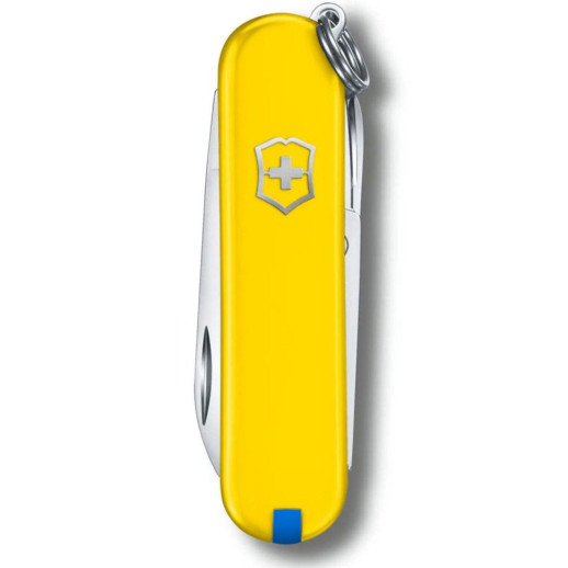 Нож Victorinox Classic SD Ukraine 58мм/7функ/желт-син