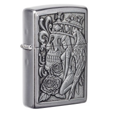 Зажигалка Zippo 207 Skull And Angel Emblem (49442)