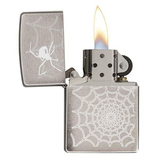 Зажигалка Zippo Spider Web Black Widow 29534