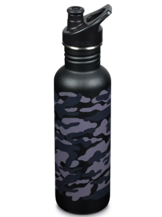 Спортивная бутылка для воды Klean Kanteen Classic Sport Cap 800 мл - черная
