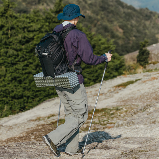 Коврик складной двойной IXPE Naturehike CNK2450WS044, алюминиевая пленка, 200x120х1,8 см, оливковый зеленый