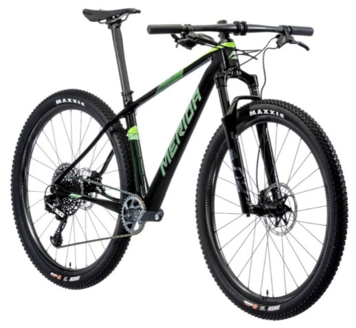Велосипед Merida 2020 big.nine 8000 m ud+transparent green(green)