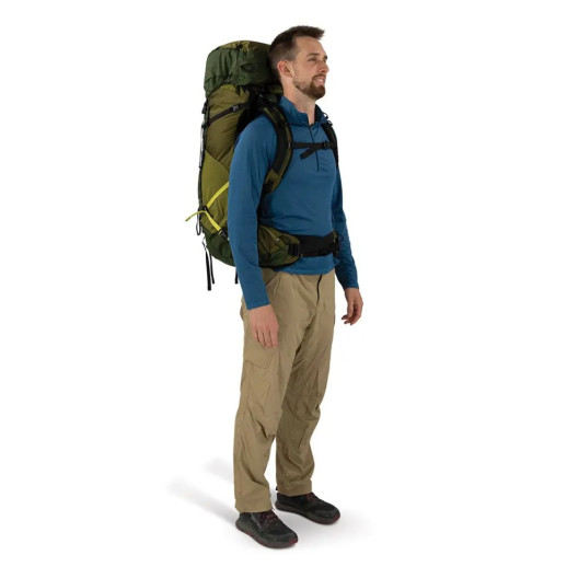 Рюкзак Osprey Atmos AG LT 50 scenic valley/green peppercor - L/XL - зеленый