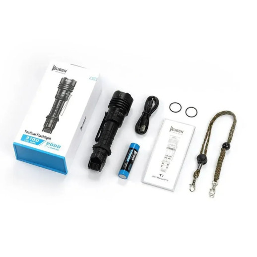 Фонарь Wuben T1, черный (010602)