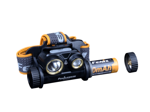 Фонарь налобный Fenix HM65R + Фонарь универсальный Fenix E-LITE (вскрытая упаковка)