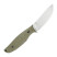 Нож с чехлом туристический SRM Fossa 605T-MP, (8.8 см) 14C28N / Micarta зеленый