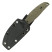 Нож с чехлом туристический SRM Fossa 605T-MP, (8.8 см) 14C28N / Micarta зеленый