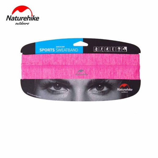 Повязка на голову Naturehike Outdoor Sport Sweatband rose red NH17Z020-D