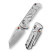 Нож Trivisa Skarn-W, M390, Титан, Серебряный (JM11-W-M)