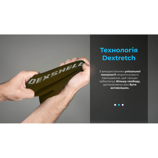 Носки водонепроницаемые Dexshell Ultra Thin Crew OG, р-р М, хаки(открытая/поврежденная упаковка)