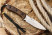 Нож Kizlyar Supreme Corsair сатин, сталь AUS8, дерево, кожаный чехол