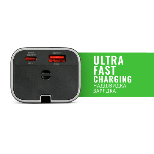 Повербанк 20000mAh VIDEX VPB-366 PD100W Grey