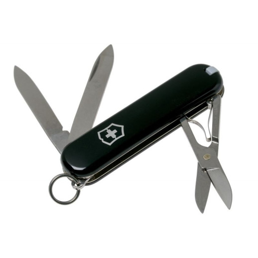 Подарочный складной нож-брелок Victorinox CLASSIC WITH GOLD INGOT 1 GR. 0.6203.87