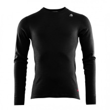 Термофутболка мужская Aclima WarmWool 200 Crew Neck Men Jet Black XXXL