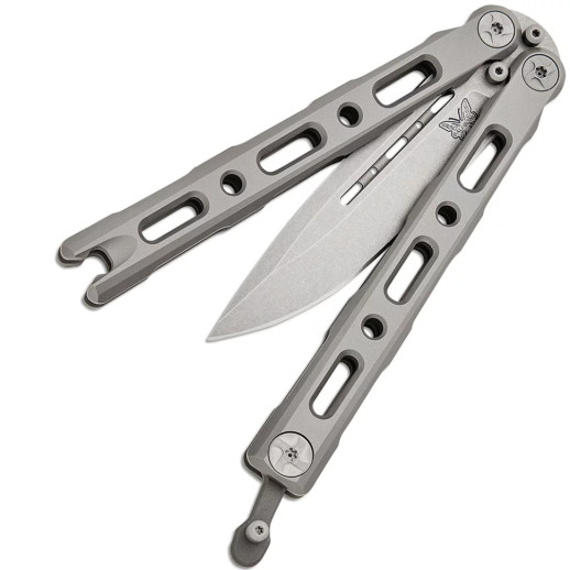 Нож Benchmade Laro, balisong, titanium, 82