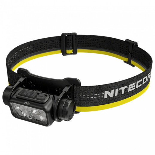 Фонарь налобный Nitecore NU40 (Белый + Красный LED, 1000 люмен, 9 режимов, 1x18650, USB-C, датчик приближения)
