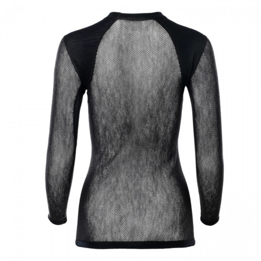 Термокофта жен. Aclima WoolNet Light Crewneck W's Jet Black XS