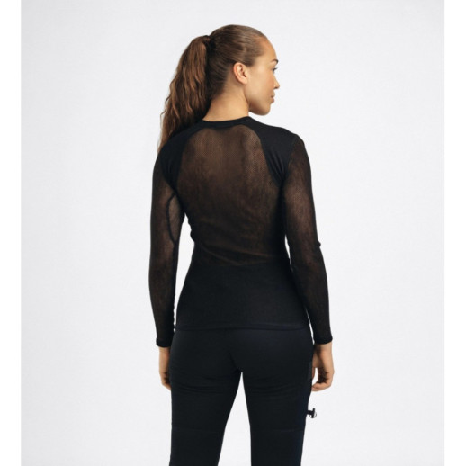 Термокофта жен. Aclima WoolNet Light Crewneck W's Jet Black XS