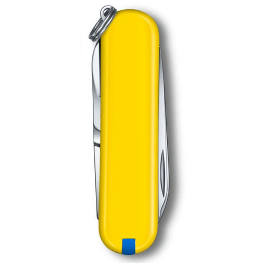 Нож Victorinox Classic SD Ukraine 58мм/7функ/син-желт