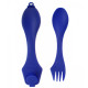Ложка-вилка в чехле Summit Quattro Dining Tool, синий