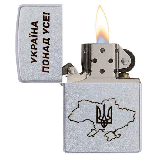 Зажигалка Zippo 205 P Украина прежде всего
