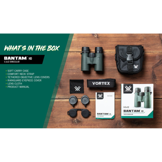 Бинокль Vortex Bantam HD 6.5x32 WP (BTM-6532) (930482)