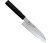 Нож кухонный Kasumi Kuro Damascus Santoku, 165 mm