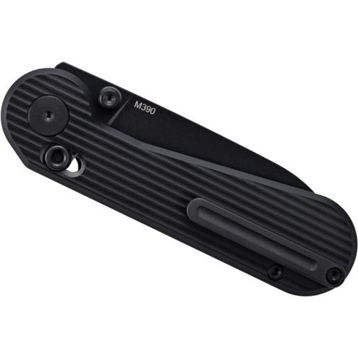 Нож-антистресс Hightron EdgePlay, M390, титан TC4, черный