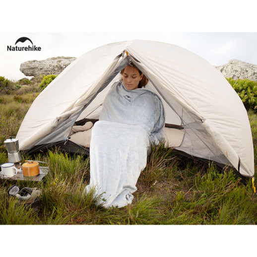 Спальный мешок - подушка Naturehike CNK2300SD022, светло-серый