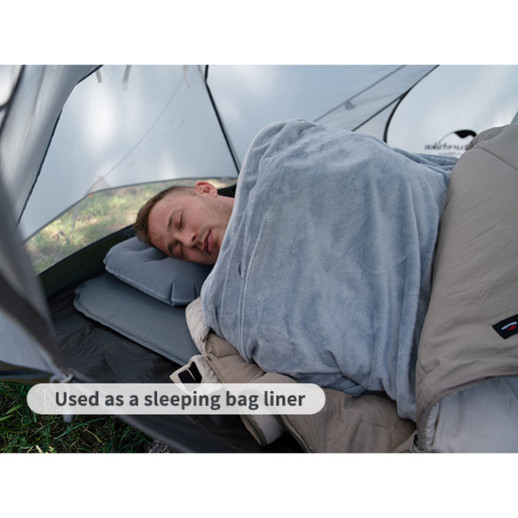 Спальный мешок - подушка Naturehike CNK2300SD022, светло-серый