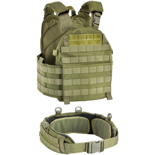 Жилет тактический Defcon 5 CARRIER WITH BELT, оливковый