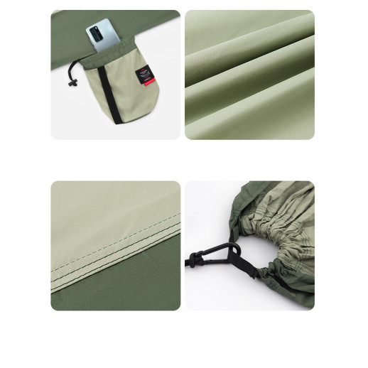 Гамак Naturehike одноместный NH21DC011, оливковый