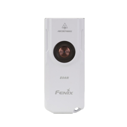 Фонарь наключный Fenix E06R, белый | Лимитированная серия