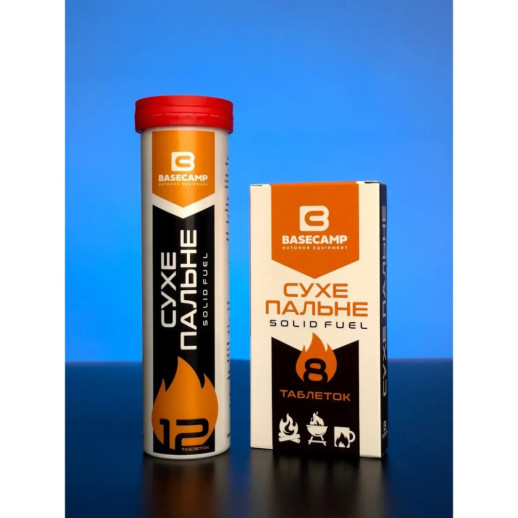 Сухое горючее BaseCamp Solid Fuel, 8 таблеток (BCP 50101)