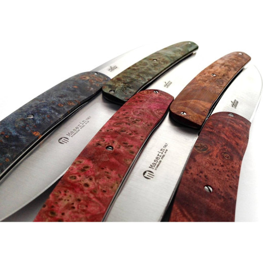 Нож Maserin Gourmet, 1.4116, черный кап тополя