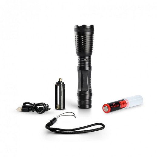 Портативный светодиодный фонарик TITANUM TLF-T12