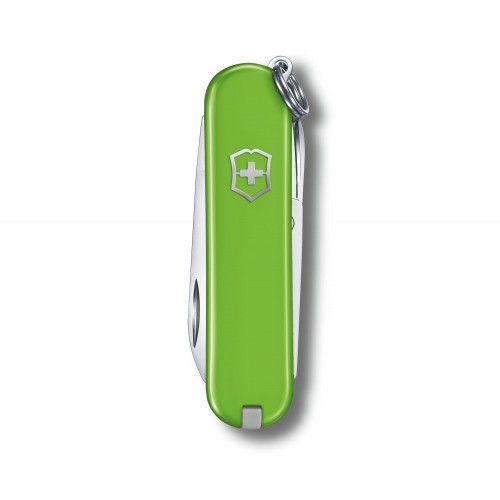 Нож-брелок Victorinox Classic SD Colors, Smashed Avocado, Gift Box (0.6223.43G) 7 функций, 58 мм, цвет светло-зелёный