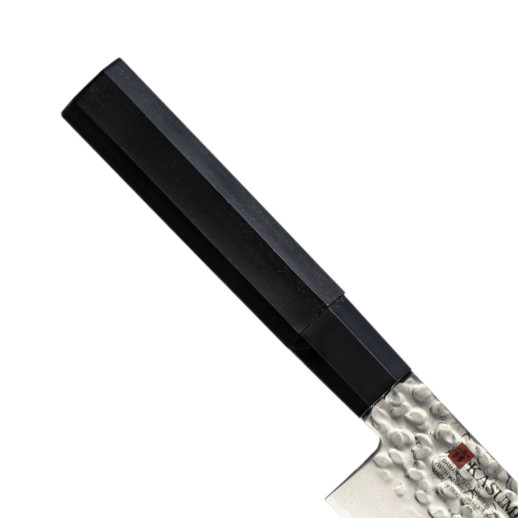 Нож кухонный Kasumi Kuro Damascus Nakiri, 165 mm