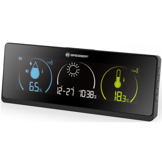 Метеостанция Bresser Colour Temeo Life ,черная, (7008001CM3000)