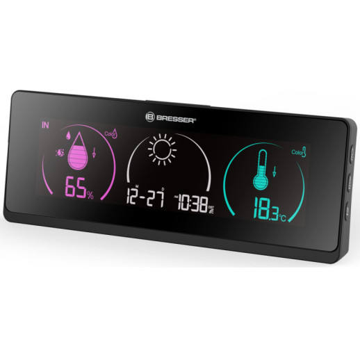 Метеостанция Bresser Colour Temeo Life ,черная, (7008001CM3000)