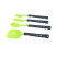 Набор столовых приборов с лопаткой Summit 4PC Cutlery & Spatula Set Lime (4 предмета)